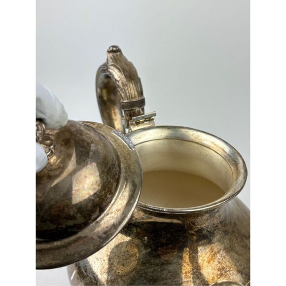 Vintage Antique Gorham Silver Plated Coffee Tea Pot Sugar Creamer 5 Piece Set FC
